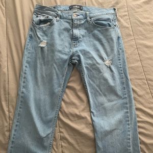 men’s HOLLISTER SLIM STRAIGHT jeans 33w 32l